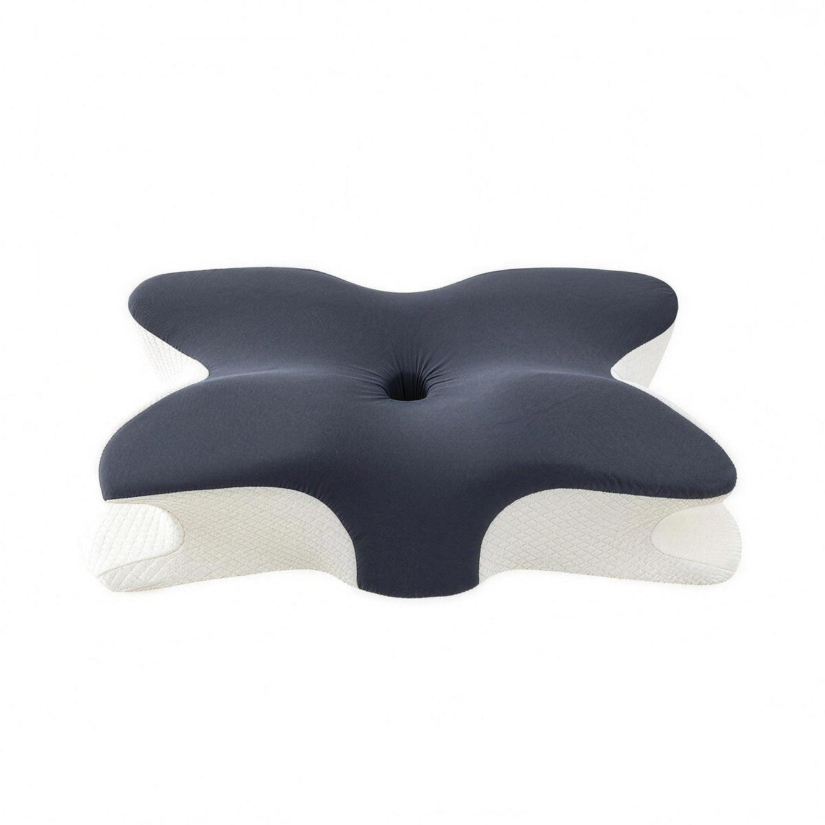 The Contour Pillow in Dark Grey, studio photo