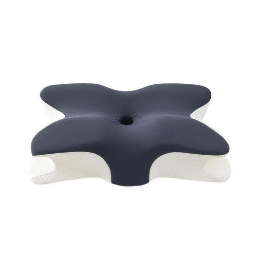 The Contour Pillow in Dark Grey, studio photo